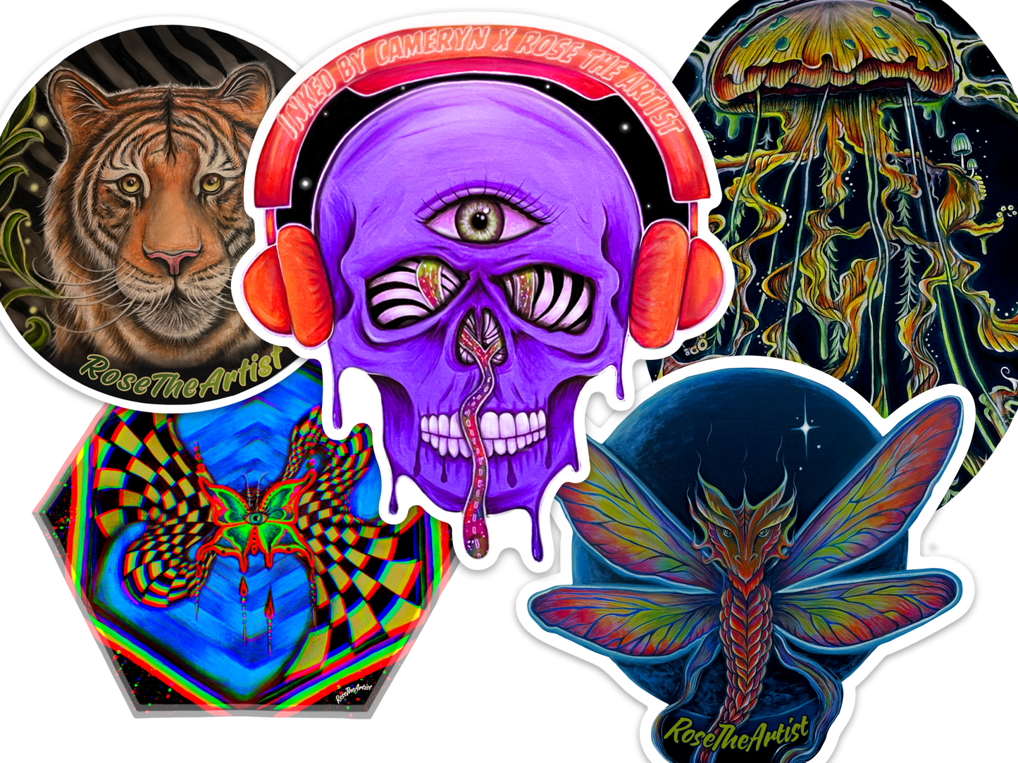 Rose The Artist Sticker Pack